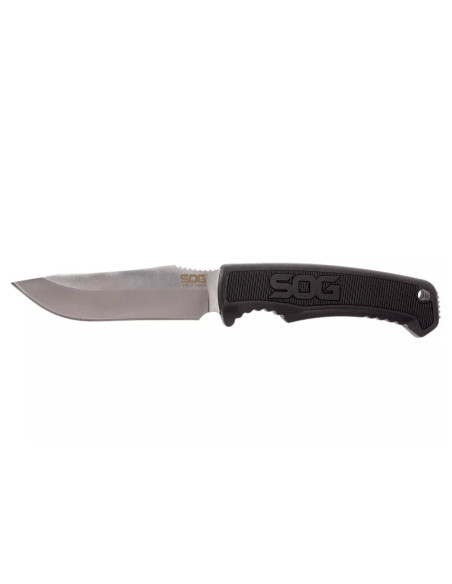 SOG Field Knife SGFK1001 lama da 10,2 cm con manico in TPR nero + fodero in Kydex