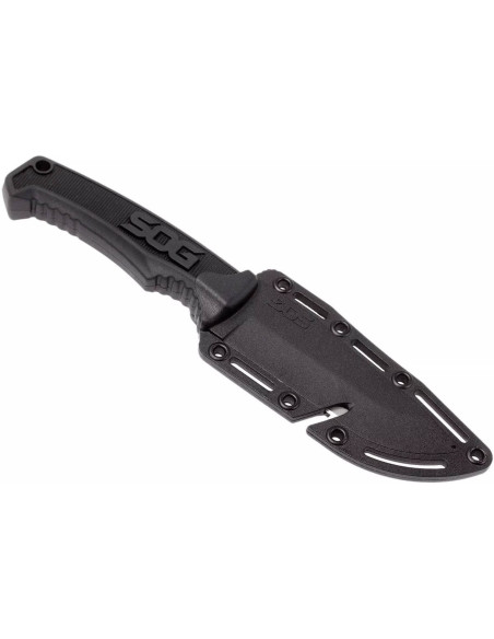 SOG Field Knife SGFK1001 10.2cm blade black TPR handle + Kydex sheath