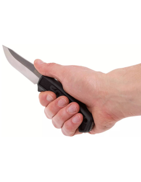 SOG Fältkniv SGFK1001 10,2 cm blad svart TPR-handtag + Kydex-slida