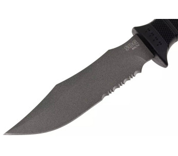 SOG Seal Pup SGM37N kniv 12cm halvslipat blad svart nylon/glasfiberhandtag + slida 2