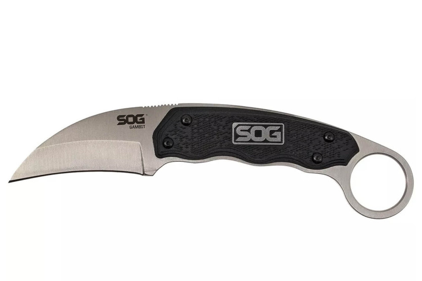 SOG Gambit SGGB1001 kniv 6,6 cm klinge sort nylon/glasfiberhåndtag