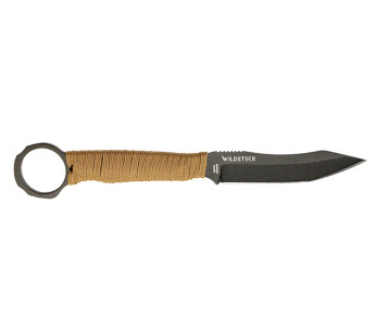 Wildsteer SCO3111 Scorpion Knife lama tanto nera 8,4cm manico Desert paracord + fodero Kydex