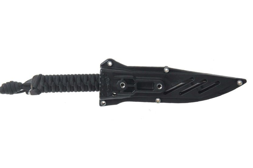 Wildsteer Messer Wild Tech4 WT40113 Klinge 9cm Paracord Griff schwarz + POM Etui
