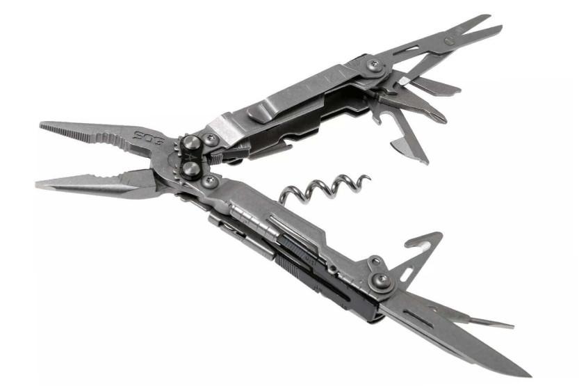 SOG Powerlitre SGPL1001 17-piece multi-purpose pliers steel handle 12.7cm
