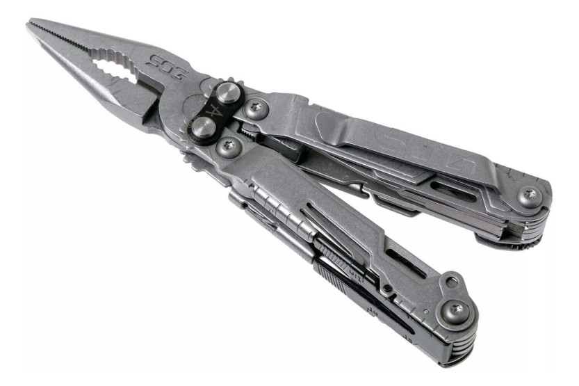Alicate multifunções SOG Powerlitre SGPL1001 de 17 peças com cabo de aço de 12,7 cm