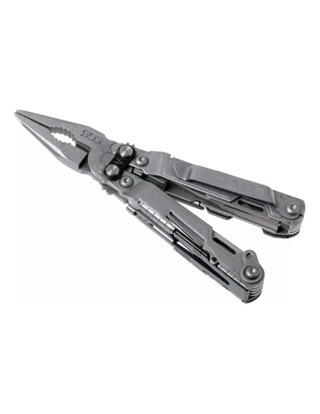 SOG Powerlitre SGPL1001 Pinze multifunzione a 17 pezzi con manico in acciaio da 12,7 cm