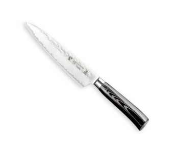 Tamahagane Tsubame 15cm acero martillado VG5 cuchillo universal japonesa
