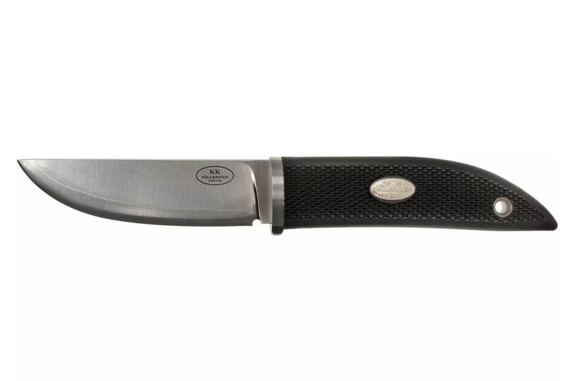 Fallkniven Kolt Knife KK 8,5 cm klinge sort thermorun håndtag + zytel/læder skede