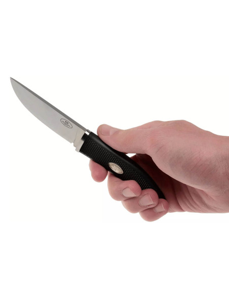 Cuchillo Fallkniven Kolt KK 8,5cm hoja mango termorun negro + funda zytel/cuero