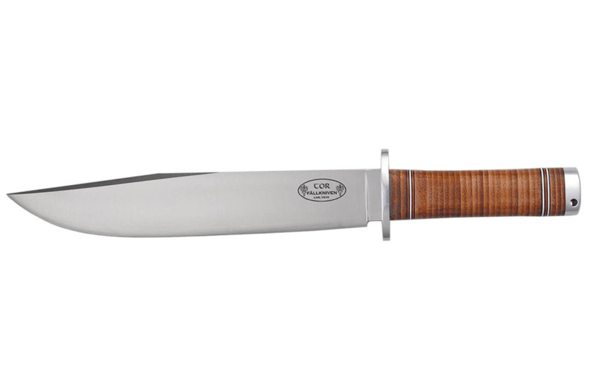 Fallkniven Thor NL1 Lama Bowie 25 cm manico in pelle + fodero in pelle