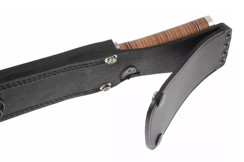 Fallkniven Thor NL1 Messer mit Bowieklinge 25cm Ledergriff + Lederetui