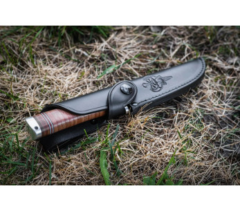 Cuchillo Fallkniven Frej NL4 13cm hoja mango cuero + funda cuero 2