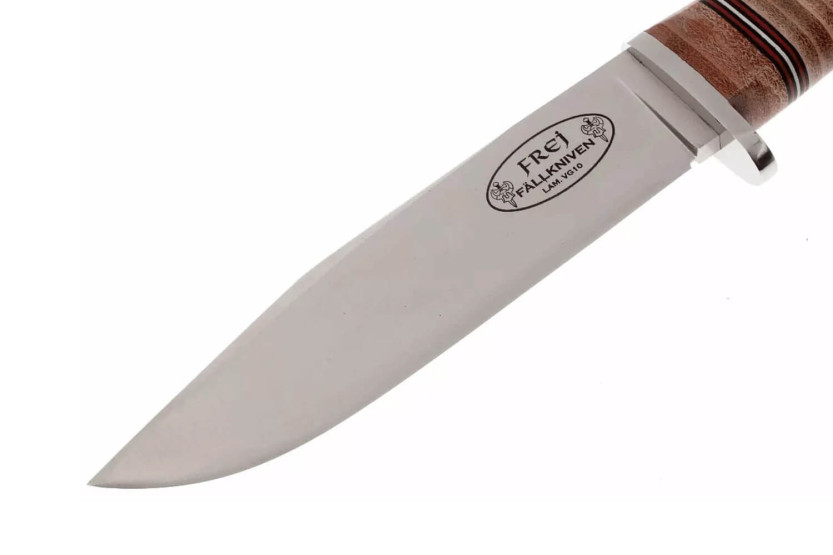 Fallkniven Frej NL4 kniv 13 cm blad lærhåndtak + lærhylse
