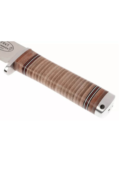 Fallkniven Frej NL4 coltello lama 13cm manico in pelle + fodero in pelle