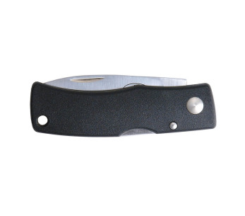Navalha dobrável Fallkniven U2 com cabo de grilon preto 8,6cm 2