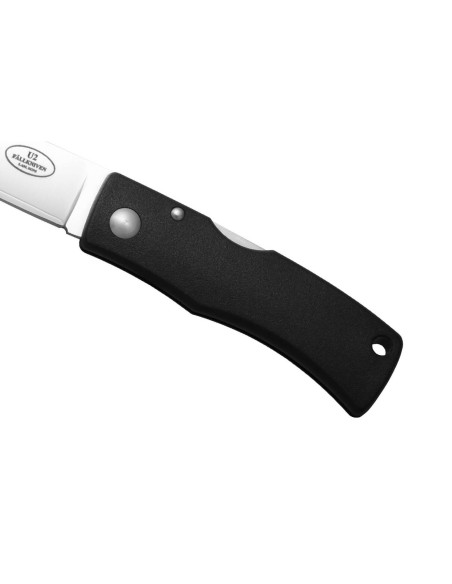 Navalha dobrável Fallkniven U2 com cabo de grilon preto 8,6cm