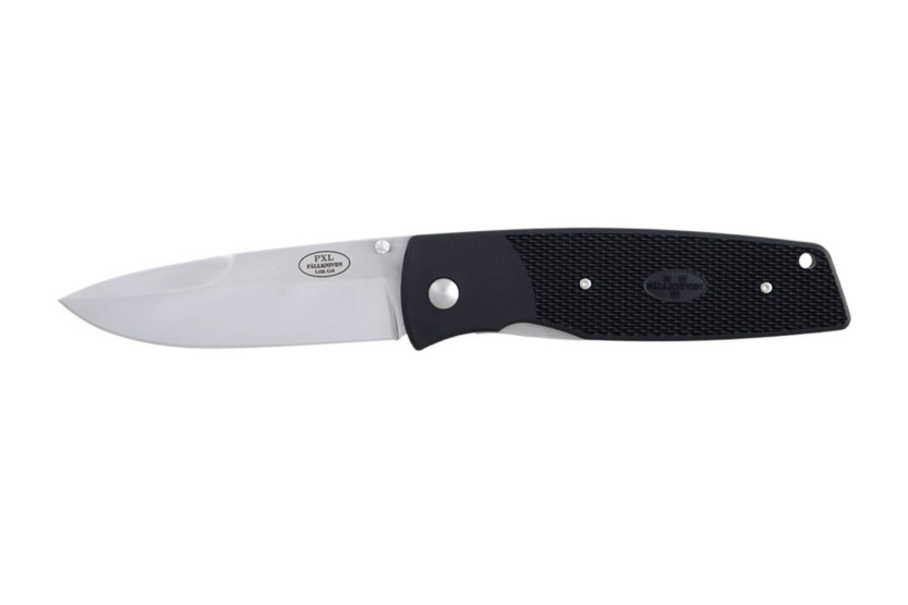 Fallkniven PXLx taittoveitsi mustalla grilon kahvalla 11cm