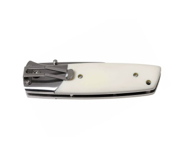 Canivete Fallkniven PXLEY com cabo Elforyn Super Tusk imitação marfim 11cm 2