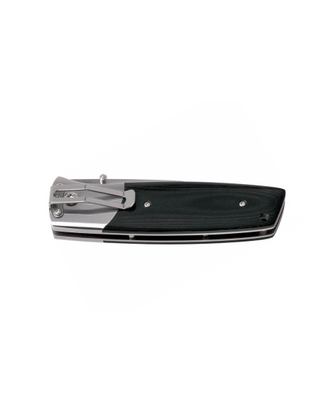 Canivete Fallkniven PXLBM preto com cabo de micarta preto 11cm