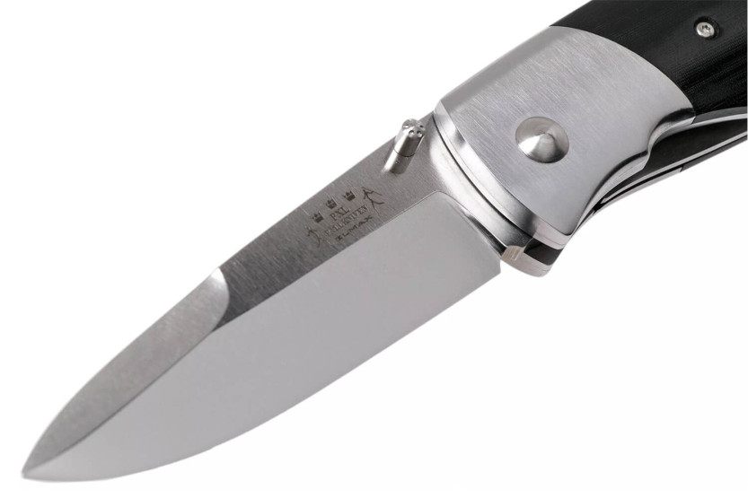 Canivete Fallkniven PXLBM preto com cabo de micarta preto 11cm