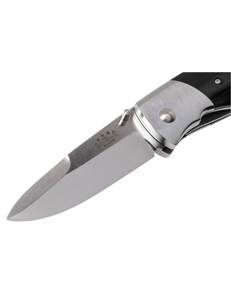 Canivete Fallkniven PXLBM preto com cabo de micarta preto 11cm