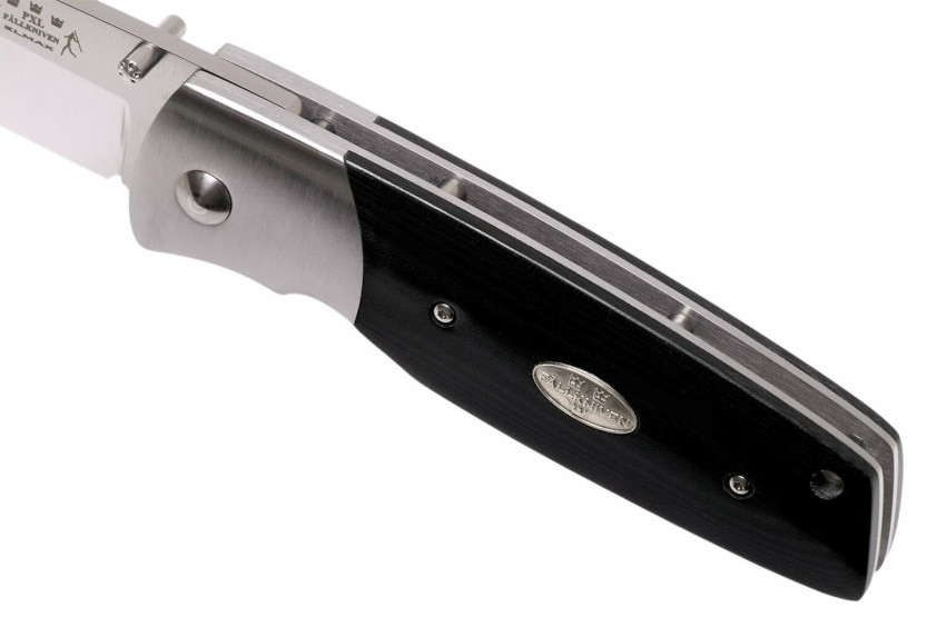 Canivete Fallkniven PXLBM preto com cabo de micarta preto 11cm