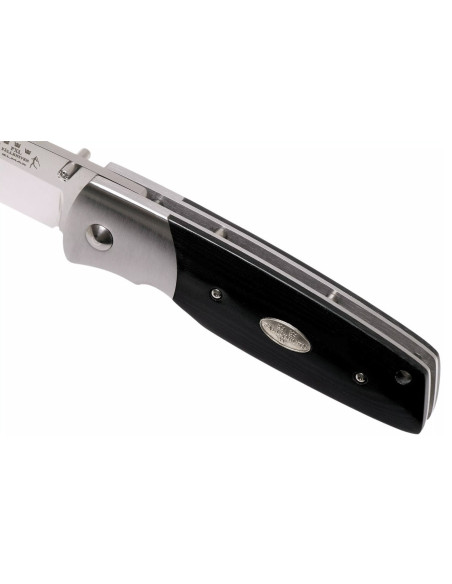 Canivete Fallkniven PXLBM preto com cabo de micarta preto 11cm