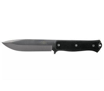 Fallkniven S1xb Wolframkarbidkniv 13 cm svart blad svart Thermorun-håndtak + Zytel-kappe