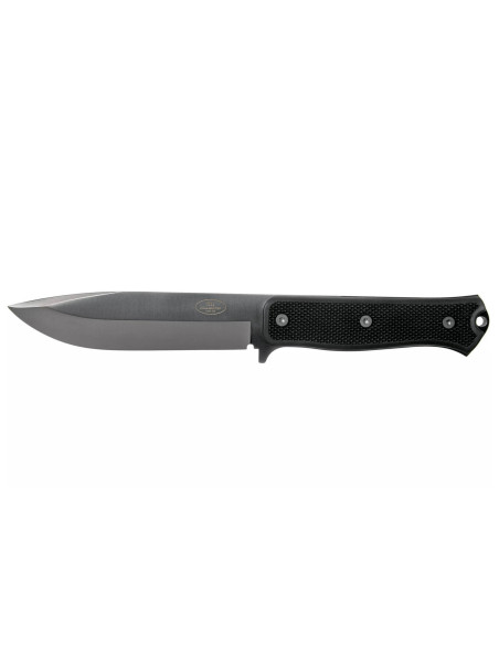 Fallkniven S1xb Tungsten Carbide kniv 13cm svart blad svart Thermorun handtag + Zytel mantel
