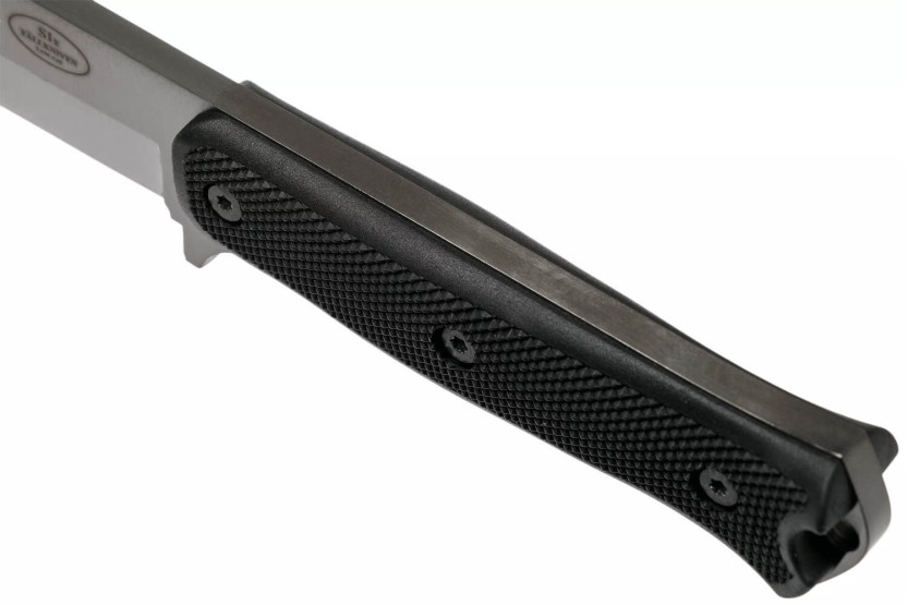 Fallkniven S1xb Tungsten Carbide kniv 13cm svart blad svart Thermorun handtag + Zytel mantel