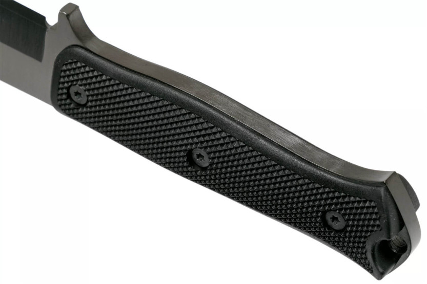 Fallkniven S1xb volframikarbidiveitsi 13cm musta terä musta Thermorun kahva + Zytel tuppi
