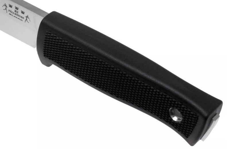 Faca Fallkniven R2 Scout Lâmina de 8 cm cabo preto Thermorun + bainha em Zytel