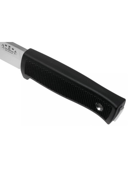 Fallkniven R2 Scout Messer mit 8cm Klinge, Thermorun-Griff schwarz + Zytel-Etui