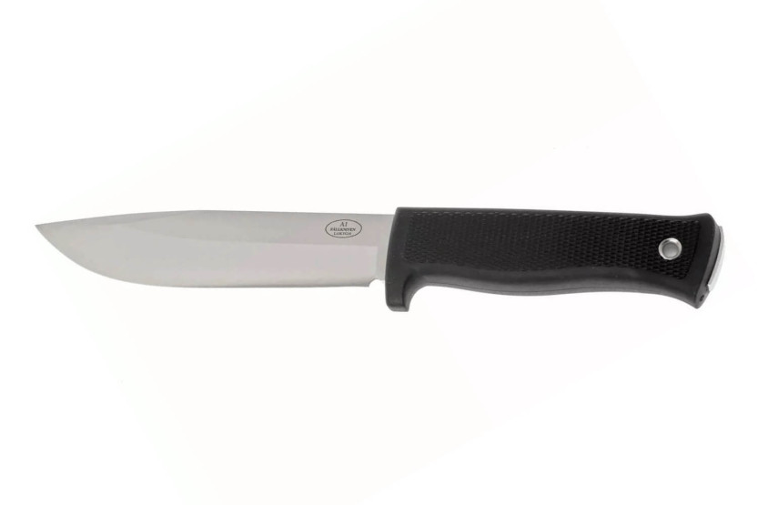 Fallkniven A1 Expeditionskniv 16cm blad svart Thermorun handtag + läderslida