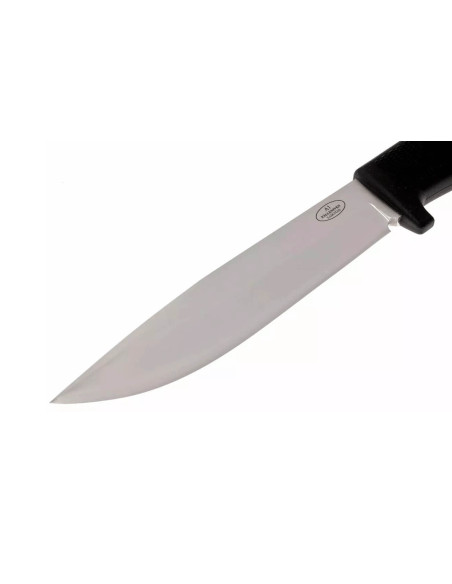 Faca de expedição Fallkniven A1 Lâmina de 16 cm cabo preto Thermorun + bainha em pele