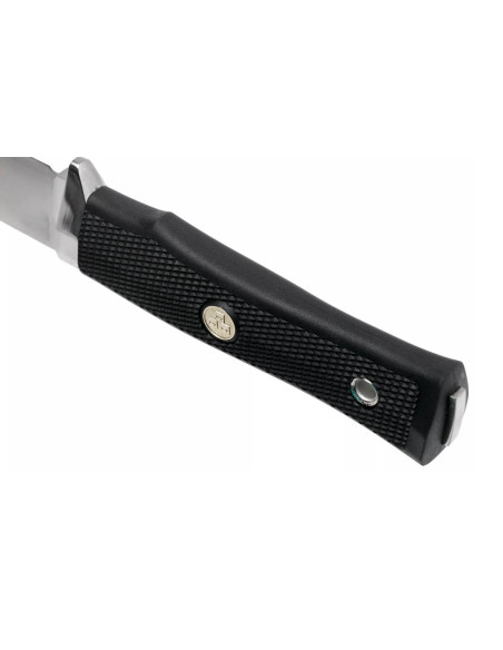 Fallkniven TK2 Tre Kronor knife 10cm blade black Thermorun handle + zytel sheath