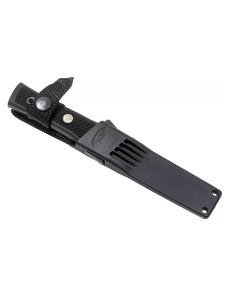 Faca Fallkniven TK2 Tre Kronor Lâmina de 10 cm cabo preto Thermorun + bainha em zíquel
