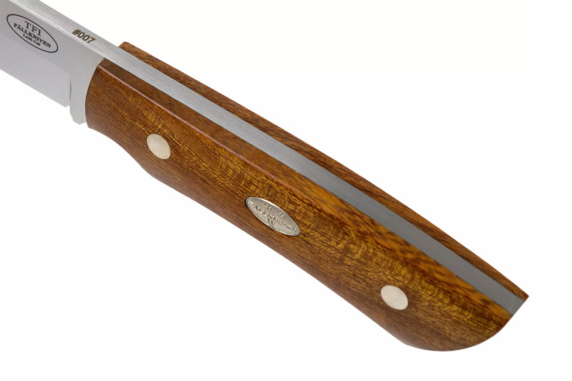 Fallkniven Taiga Forester F1z kniv 12cm blad järnträhandtag + zytelslida