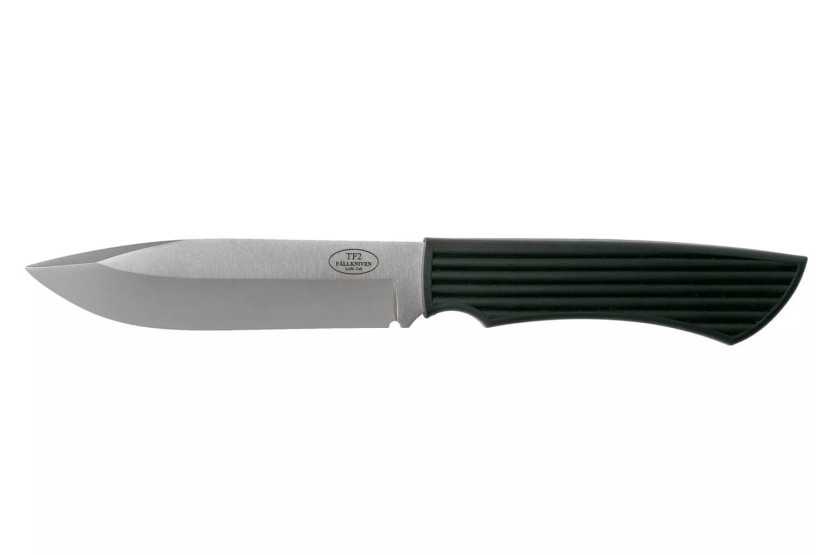 Fallkniven Taiga Forester F2z kniv 12 cm blad sort thermorun håndtag + zytel skede
