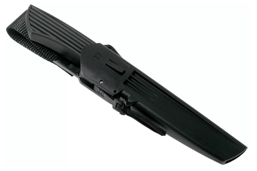 Fallkniven Taiga Forester F2z mes 12cm lemmet zwart thermorun handvat + zytel schede