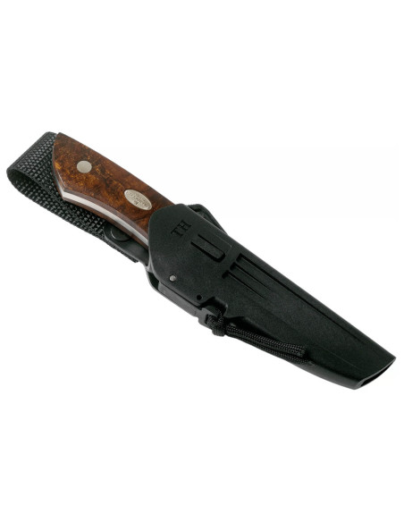 Fallkniven Taiga Hunter Messer TH1z Klinge 8,4cm Ironwood Griff + Zytel Etui