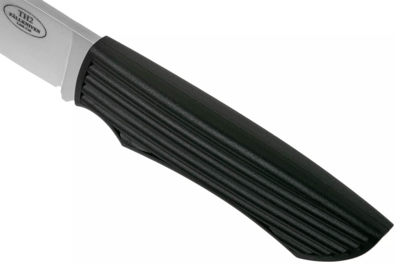 Fallkniven Taiga Hunter TH2z kniv 8,4 cm blad svart thermorun håndtak + zytel slire