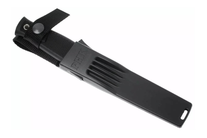 Fallkniven PHK Pro Hunter mes 12.6cm lemmet zwart thermorun handvat + Kydex schede