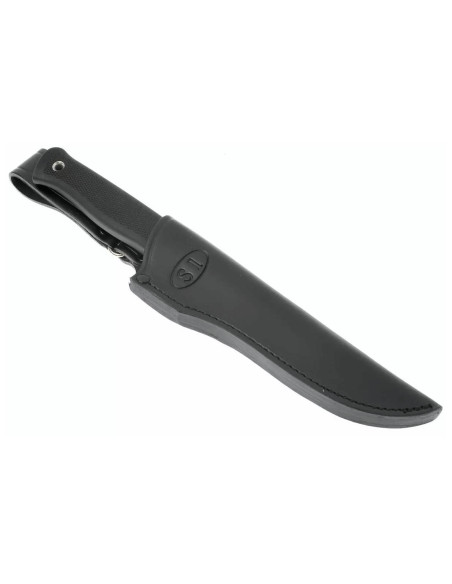 Cuchillo Fallkniven S1L Forest 13cm hoja mango termorun negro + funda cuero