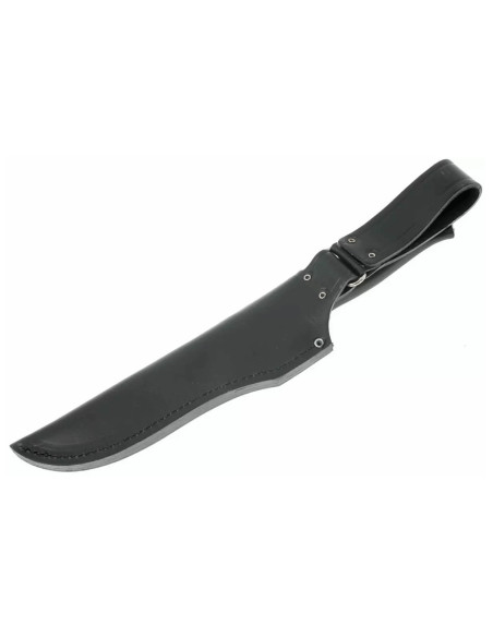 Cuchillo Fallkniven S1L Forest 13cm hoja mango termorun negro + funda cuero