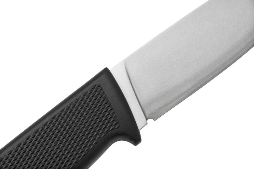 Fallkniven F1 VGWolf Coltello dell'aeronautica militare svedese lama 9,7 cm manico nero thermorun + fodero in pelle
