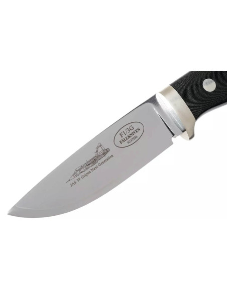 Cuchillo Fallkniven F1 Swedish Air Force NG F1L3Gbm edición limitada hoja 10cm mango micarta negra + funda cuero + estuche