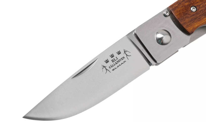Fallkniven RL1DI fällkniv 9,5cm Desert Ironwood-handtag + mockasinslida