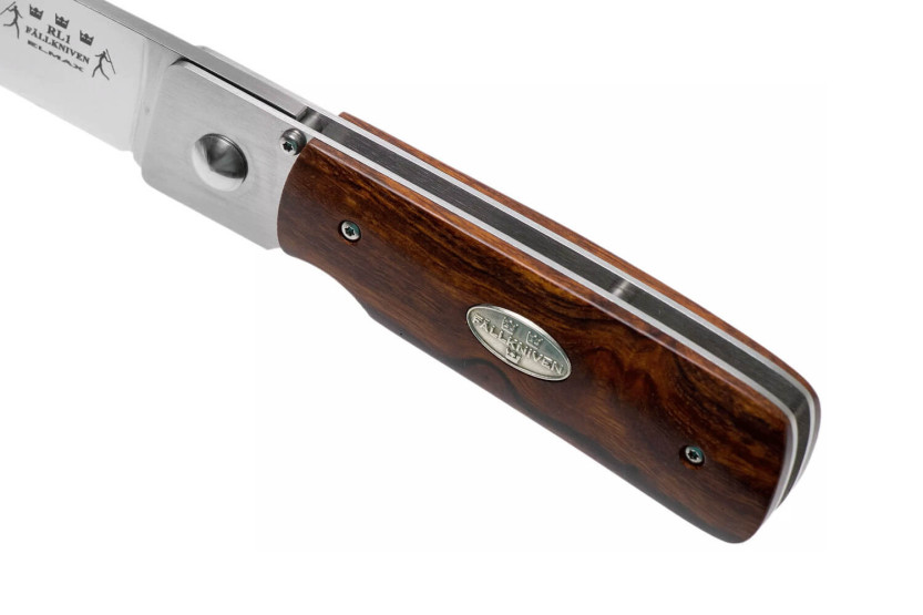Fallkniven RL1DI foldekniv 9,5 cm Desert Ironwood-håndtak + semsket slire