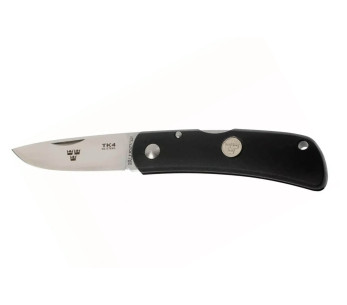 Fallkniven TK4 Tre Kronor folding knife 9.5cm black grilon handle + Cordura sheath